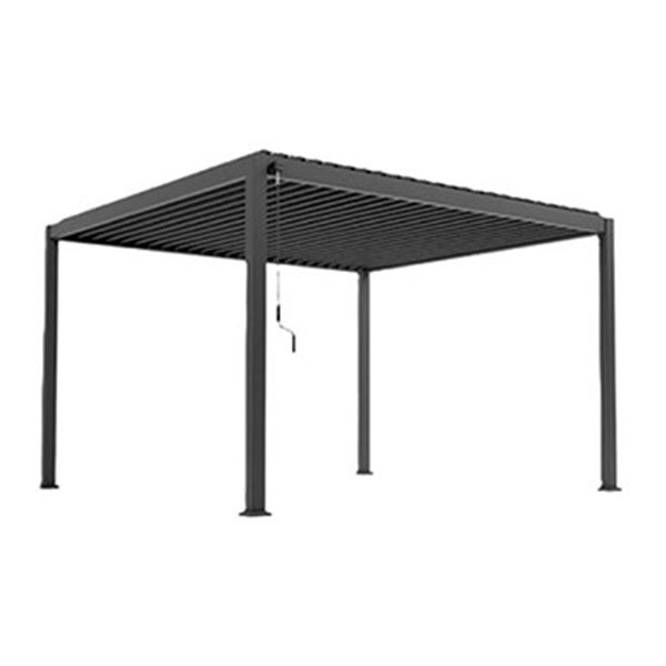 Manual pergola 100A 4×3 m osztott tetős